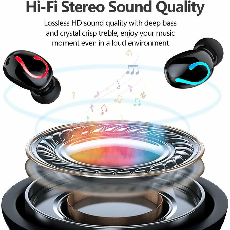 Bluetooth 5.1 Headset TWS Wireless Earphones Mini Earbuds Stereo