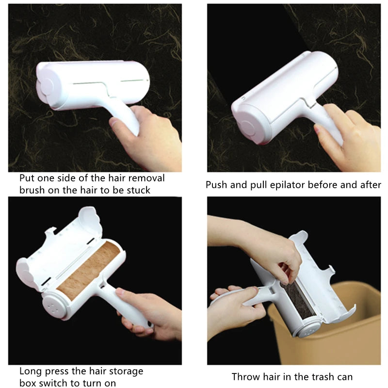 Pet Hair Remover Roller Lint Remover For Clothing Lint Sofa Carpet Removes Hairs Cat And Dogs Household Cleaning Tools