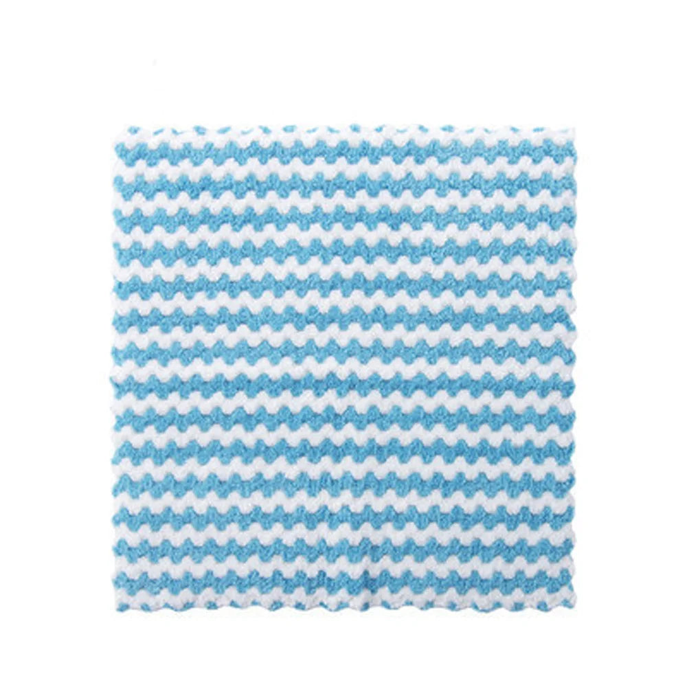 Kitchen Anti-grease Wiping Rags Efficient Super Absorbent Microfiber Cleaning Cloth Home Washing Dish Kitchen Cleaning Towel