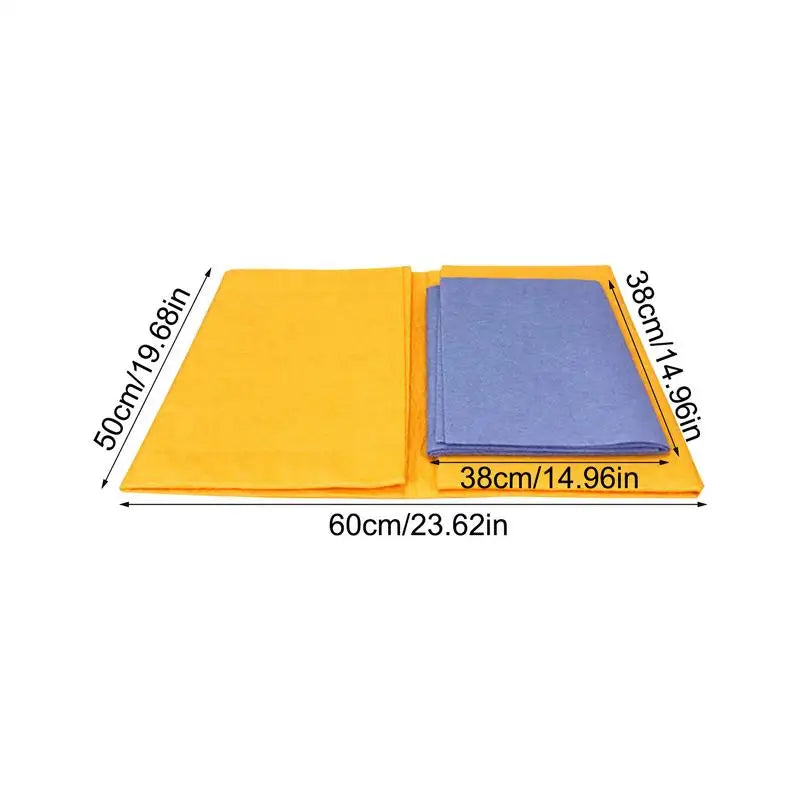 Car Washing Towels 8pcs Super Absorbent Shammy Cloth Reusable Kitchen Chamois Towel Quick Dry Wash Cloth Home Car Cleaning Tools