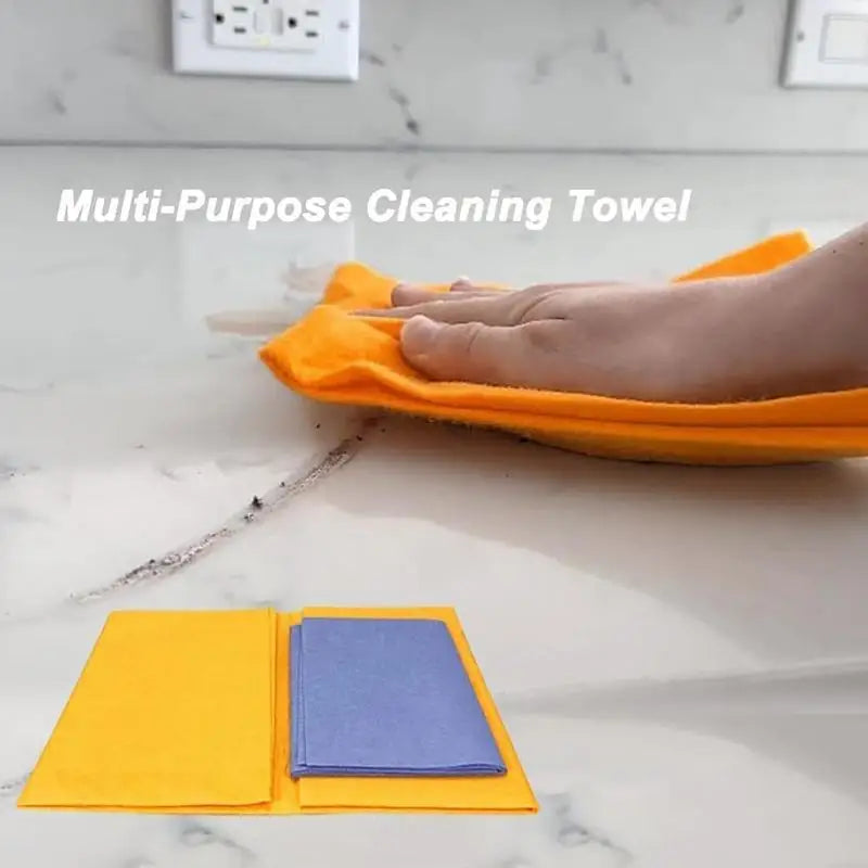 Car Washing Towels 8pcs Super Absorbent Shammy Cloth Reusable Kitchen Chamois Towel Quick Dry Wash Cloth Home Car Cleaning Tools