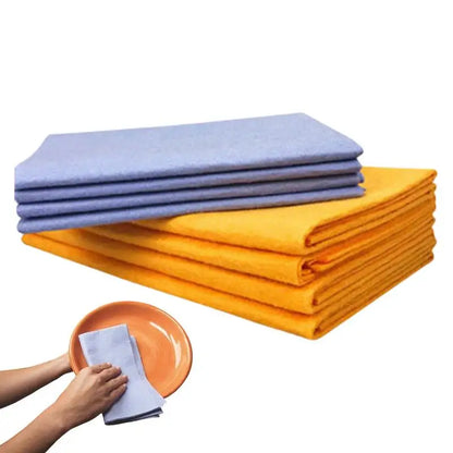 Car Washing Towels 8pcs Super Absorbent Shammy Cloth Reusable Kitchen Chamois Towel Quick Dry Wash Cloth Home Car Cleaning Tools