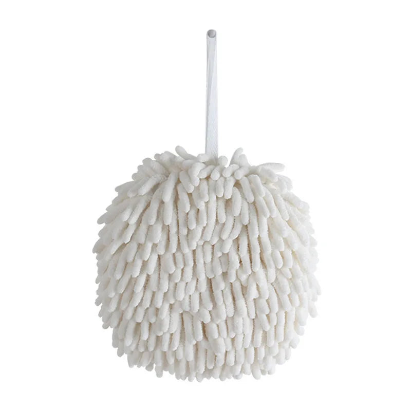 Chenille Hand Towels Kitchen Bathroom Towel Ball With Hanging Loops Quick Dry Soft Absorbent Microfiber Eid Al-Adha Mubarak