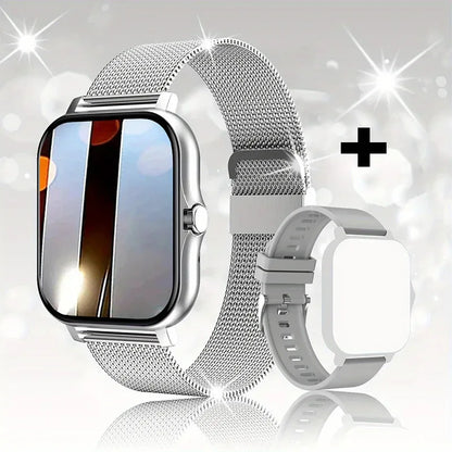 1.83'' Sports Smart Watch Fitness Clock Health Monitor Waterproof Smartwatch Wireless Call Watches for Men Women IOS Xiaomi 2024