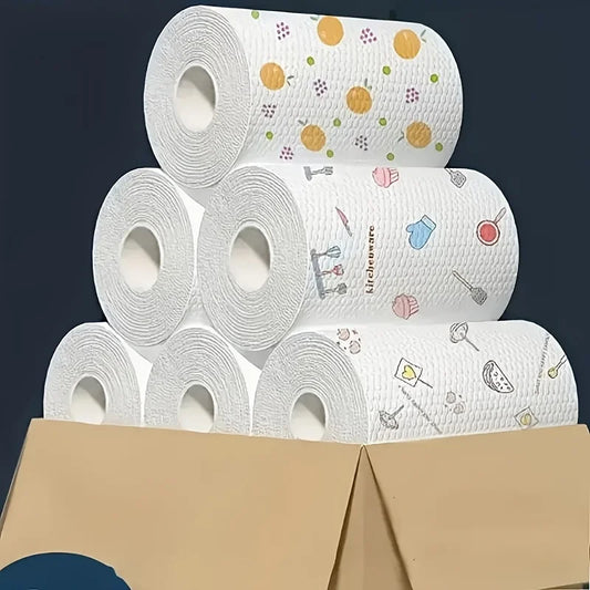 400pcs lazy towels, disposable kitchen cleaning towels, washable dry and wet towels, dishwashing towels, non stick oilcloth, deg