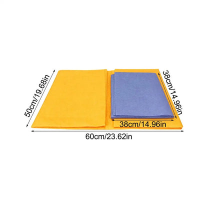 Car Washing Towels 8pcs Super Absorbent Shammy Cloth Reusable Kitchen Chamois Towel Quick Dry Wash Cloth Home Car Cleaning Tools