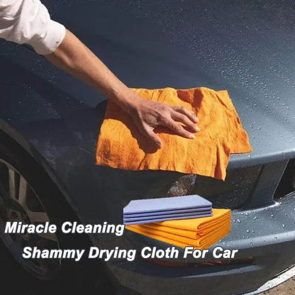 Car Washing Towels 8pcs Super Absorbent Shammy Cloth Reusable Kitchen Chamois Towel Quick Dry Wash Cloth Home Car Cleaning Tools