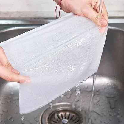 Kitchen Disposable Rags Non-Woven Reusable Cleaning Cloths Household Washing Towels Dishcloths Rag Wipes Cloth Cleaner Tools
