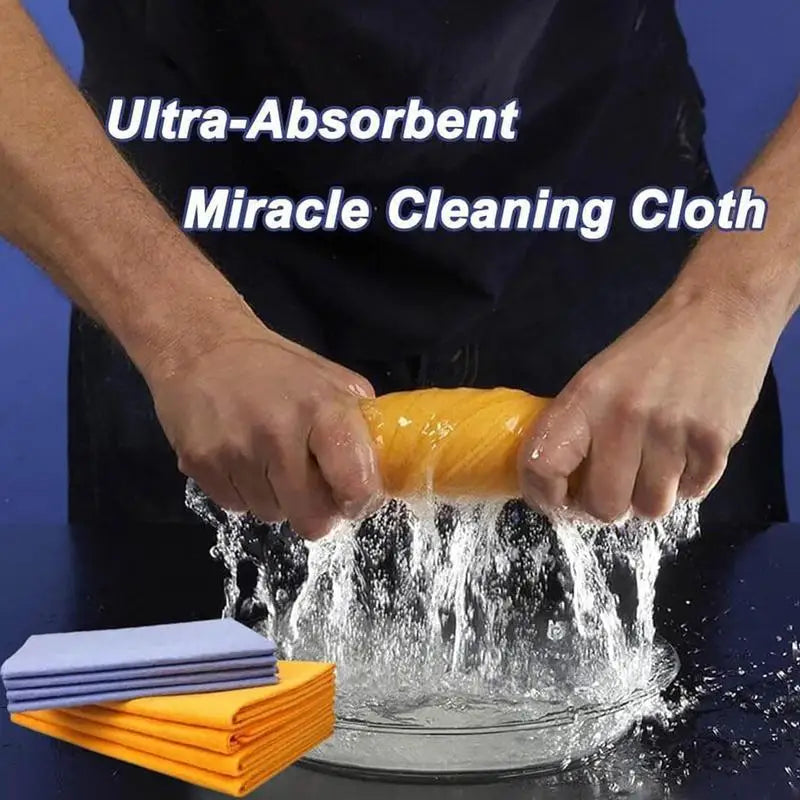 Car Washing Towels 8pcs Super Absorbent Shammy Cloth Reusable Kitchen Chamois Towel Quick Dry Wash Cloth Home Car Cleaning Tools