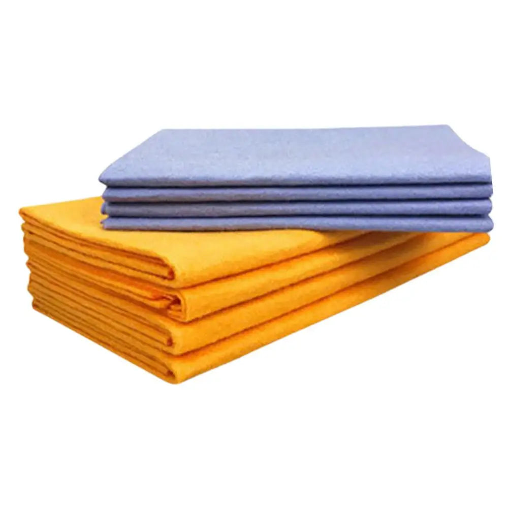 Car Washing Towels 8pcs Super Absorbent Shammy Cloth Reusable Kitchen Chamois Towel Quick Dry Wash Cloth Home Car Cleaning Tools